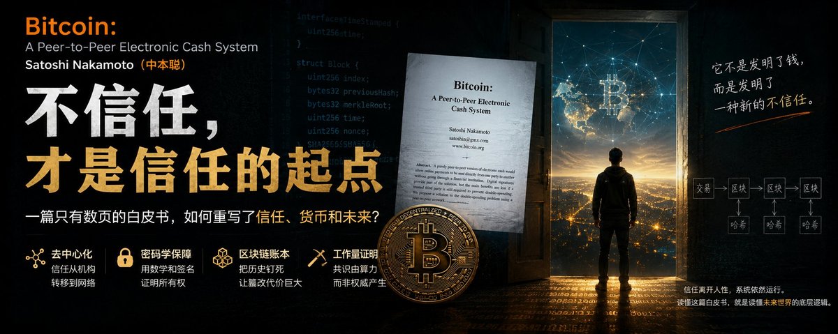《Bitcoin: A Peer-to-Peer Electronic Cash System》